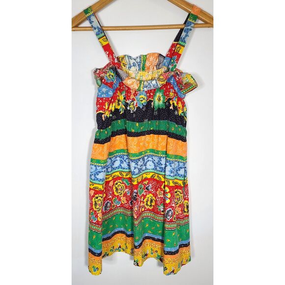Cute Vintage 90s Gillies Jrs Sun Dress size small - Picture 2 of 6